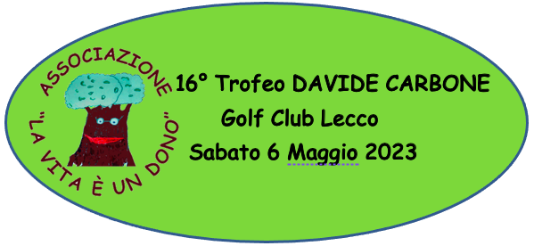 Ringraziamento Trofeo di Golf